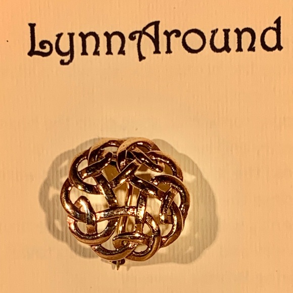 LynnAround Bronze Celtic Brooch NWT - Picture 2 of 4